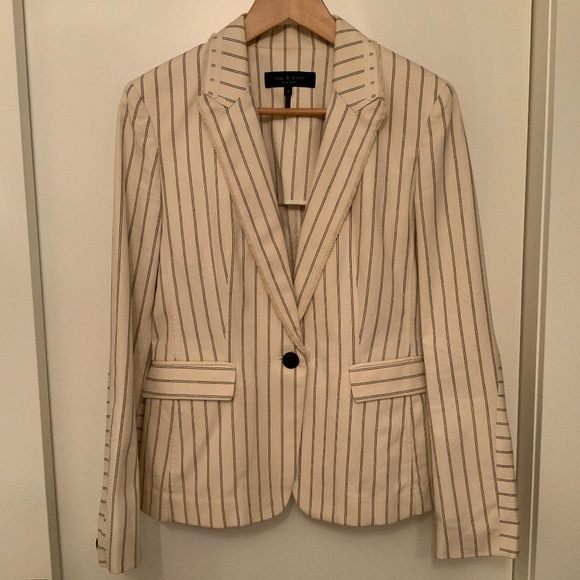 Rag & Bone Millie Pinstripe Blazer - Picture 1 of 2